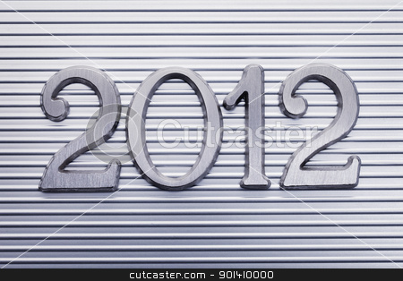 To use this stock image in your creative project, please select the size you need over to the right and click the "Add to Cart" button.
Your downloaded image will come with the Cutcaster watermark removed so don’t worry about the watermark you see on this page. Year 2012 stock photo, Number 2012 in small metallic letters. by Stocksnapper