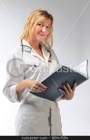 The young girl the doctor The young girl the doctor stock photo, The young sexual and beautiful girl the doctor by Artamonov Yury