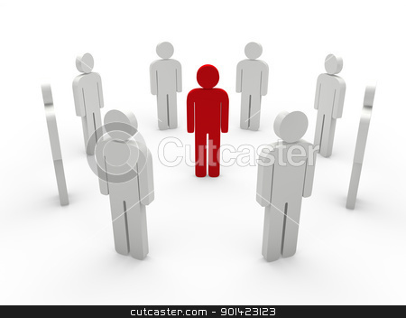 To use this stock image in your creative project, please select the size you need over to the right and click the "Add to Cart" button.
Your downloaded image will come with the Cutcaster watermark removed so don’t worry about the watermark you see on this page. teamwork white red stock photo, teamwork white with red people the middle by d3images