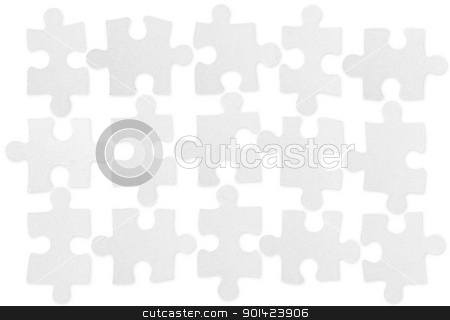 To use this stock image in your creative project, please select the size you need over to the right and click the "Add to Cart" button.
Your downloaded image will come with the Cutcaster watermark removed so don’t worry about the watermark you see on this page. Puzzle pieces stock photo, Puzzle pieces isolated on white background by Anne-Louise Quarfoth