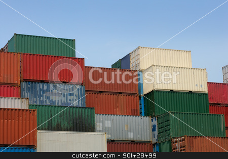 To use this stock image in your creative project, please select the size you need over to the right and click the "Add to Cart" button.
Your downloaded image will come with the Cutcaster watermark removed so don’t worry about the watermark you see on this page. Shipping containers stock photo, Shipping containers waiting to be loaded on a cargo ship.
by © Ron Sumners