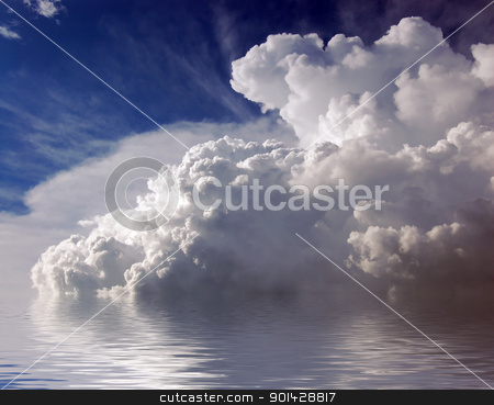 Sky and clouds Sky and clouds stock photo, blue sky and cluods by sutike