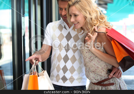 To use this stock image in your creative project, please select the size you need over to the right and click the "Add to Cart" button.
Your downloaded image will come with the Cutcaster watermark removed so don’t worry about the watermark you see on this page. Couple shopping stock photo, Couple shopping by photography33