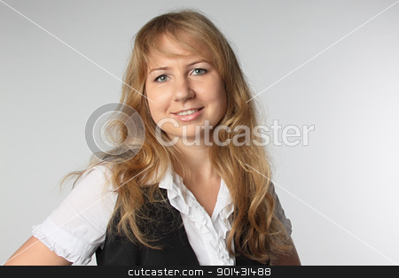 To use this stock image in your creative project, please select the size you need over to the right and click the "Add to Cart" button.
Your downloaded image will come with the Cutcaster watermark removed so don’t worry about the watermark you see on this page. Happiness stock photo, portrait of a beautiful young and very happy girl by Artamonov Yury