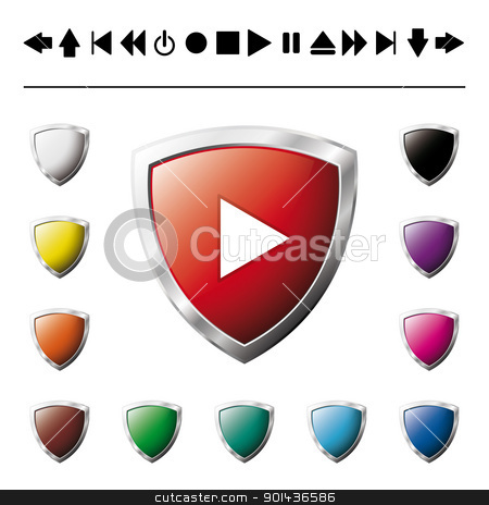 To use this stock image in your creative project, please select the size you need over to the right and click the "Add to Cart" button.
Your downloaded image will come with the Cutcaster watermark removed so don’t worry about the watermark you see on this page. Set - collection of vector illustration shiny and glossy button stock vector clipart, Set - collection of vector illustration shiny and glossy button isolated on white background. White, yellow, orange, brown, green, blue, pink, purple and black abstract web navigation buttons. by mozzyb