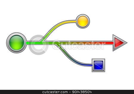 To use this stock image in your creative project, please select the size you need over to the right and click the "Add to Cart" button.
Your downloaded image will come with the Cutcaster watermark removed so don’t worry about the watermark you see on this page. Usb sign for interface electronic hardware. stock vector clipart, Usb sign for interface electronic hardware. by mozzyb