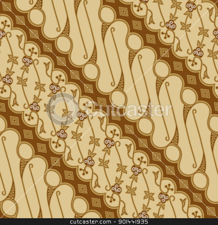 Batik Pictures on Seamless Batik Pattern Stock Vector Clipart  Seamless Batik Pattern