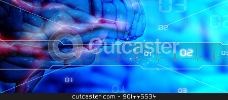 To use this stock image in your creative project, please select the size you need over to the right and click the "Add to Cart" button.
Your downloaded image will come with the Cutcaster watermark removed so don’t worry about the watermark you see on this page. Brain in abstract background stock photo, Brain in abstract background by dileep