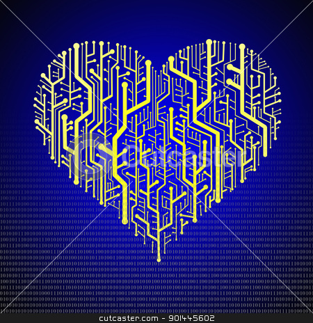 To use this stock image in your creative project, please select the size you need over to the right and click the "Add to Cart" button.
Your downloaded image will come with the Cutcaster watermark removed so don’t worry about the watermark you see on this page. Circuit board in Heart shape stock photo, Circuit board in Heart shape, Technology background by Patipat Rintharasri
