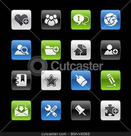 Internet & Blog // Gelbox Series Internet & Blog // Gelbox Series stock vector clipart, Professional icons for your website or presentation. -eps8 file format- by Diego Alies