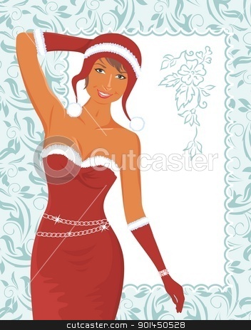 To use this stock image in your creative project, please select the size you need over to the right and click the "Add to Cart" button.
Your downloaded image will come with the Cutcaster watermark removed so don’t worry about the watermark you see on this page. christmas girl with invitation stock vector clipart, Illustration christmas girl with invitation - vector by -=Mad Dog=-
