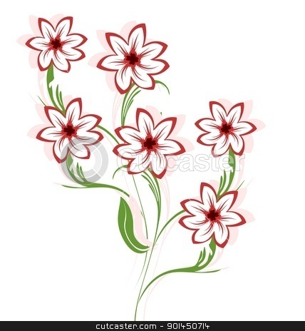 Beautiful flowers Beautiful flowers stock vector clipart, Illustration of beautiful flowers. Vector by -=Mad Dog=-