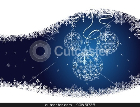 To use this stock image in your creative project, please select the size you need over to the right and click the "Add to Cart" button.
Your downloaded image will come with the Cutcaster watermark removed so don’t worry about the watermark you see on this page. christmas background with balls stock vector clipart, Illustration christmas background with balls made of snowflakes - vector by -=Mad Dog=-