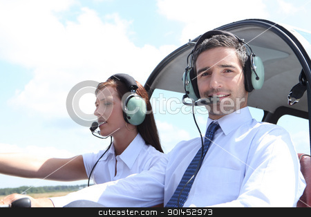 To use this stock image in your creative project, please select the size you need over to the right and click the "Add to Cart" button.
Your downloaded image will come with the Cutcaster watermark removed so don’t worry about the watermark you see on this page. Man and woman in the cockpit of a light aircraft stock photo, Man and woman in the cockpit of a light aircraft by photography33