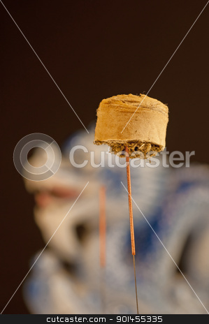 To use this stock image in your creative project, please select the size you need over to the right and click the "Add to Cart" button.
Your downloaded image will come with the Cutcaster watermark removed so don’t worry about the watermark you see on this page. acupuncture needle with moxa stock photo, acupuncture needle with moxa by Hans-Joachim Schneider