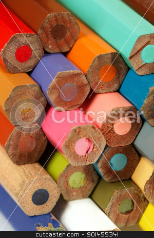 Colouring pencil ends Colouring pencil ends stock photo, Macro image of the ends of used colouring pencils. Very shallow depth of field.
by © Ron Sumners