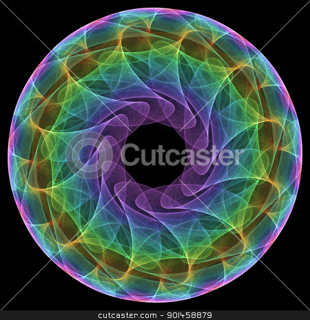 Fractal mandala icon Fractal mandala icon stock photo, Fractal mandala icon illustration rendered in 3D by marphotography
