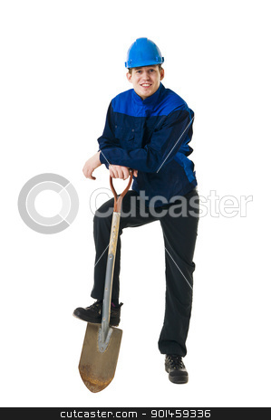 To use this stock image in your creative project, please select the size you need over to the right and click the "Add to Cart" button.
Your downloaded image will come with the Cutcaster watermark removed so don’t worry about the watermark you see on this page. Manual worker stock photo, Manual worker isolated on white background by Anne-Louise Quarfoth