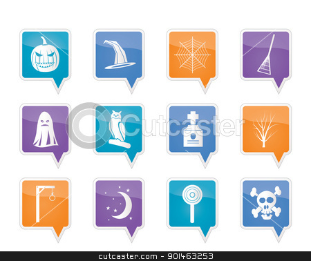 To use this stock image in your creative project, please select the size you need over to the right and click the "Add to Cart" button.
Your downloaded image will come with the Cutcaster watermark removed so don’t worry about the watermark you see on this page. halloween icon pack stock vector clipart, halloween icon pack with bat, pumpkin, witch, ghost, hat - vector icon set by Stoyan Haytov