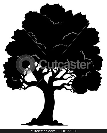 Tree shaped silhouette 1 Tree shaped silhouette 1 stock vector clipart, Tree shaped silhouette 1 - vector illustration. by Klara Viskova