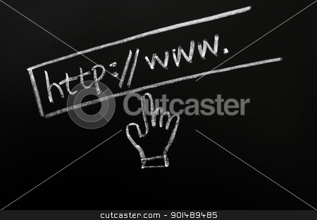 To use this stock image in your creative project, please select the size you need over to the right and click the "Add to Cart" button.
Your downloaded image will come with the Cutcaster watermark removed so don’t worry about the watermark you see on this page. Website address stock photo, Website address drawn in chalk on a blackboard by John Young