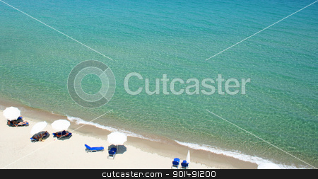 To use this stock image in your creative project, please select the size you need over to the right and click the "Add to Cart" button.
Your downloaded image will come with the Cutcaster watermark removed so don’t worry about the watermark you see on this page. Greece. Halkidiki. Beach stock photo, Greece. Halkidiki peninsula. Beach with white sand by Morozova Oxana