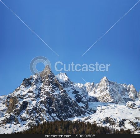 To use this stock image in your creative project, please select the size you need over to the right and click the "Add to Cart" button.
Your downloaded image will come with the Cutcaster watermark removed so don’t worry about the watermark you see on this page. Alpine panorama with copy space stock photo, View of the Alps with space for text or copy by Stefano Cavoretto