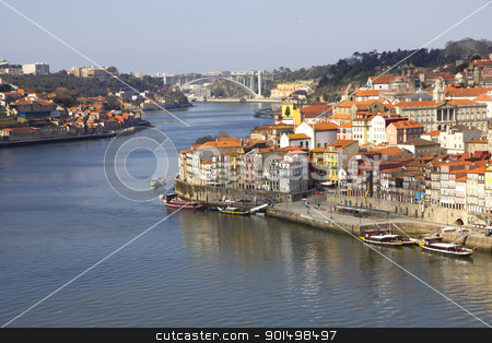 To use this stock image in your creative project, please select the size you need over to the right and click the "Add to Cart" button.
Your downloaded image will come with the Cutcaster watermark removed so don’t worry about the watermark you see on this page. Portugal. Porto city. View of Douro river embankment stock photo, Portugal. Porto city. View of Douro river embankment in the morning by Morozova Oxana