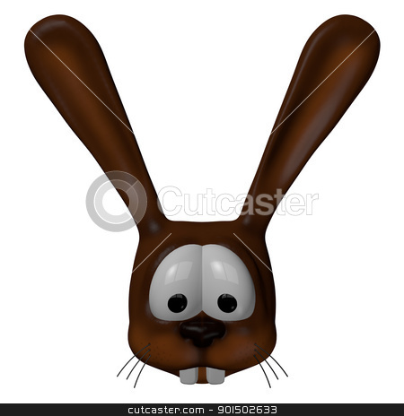 Rabbit rabbit stock photo, cartoon rabbit - 3d illustration by J?