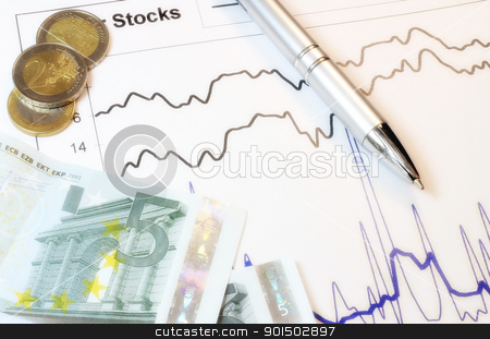 Value of stocks Value of stocks stock photo, A movement of stocks on trading market. by Primus