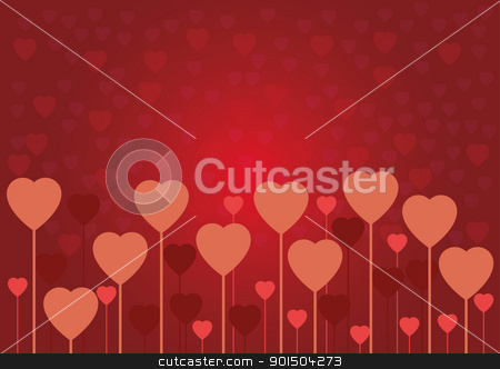 To use this stock image in your creative project, please select the size you need over to the right and click the "Add to Cart" button.
Your downloaded image will come with the Cutcaster watermark removed so don’t worry about the watermark you see on this page. Valentine love card or background stock vector clipart, Abstract red Valentine love card or background by Artush