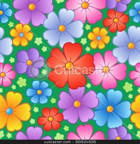 Flowery seamless background 6 Flowery seamless background 6 stock vector clipart, Flowery seamless background 6 - vector illustration. by Klara Viskova