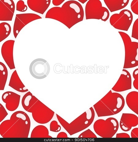 Heart shaped frame 1 Heart shaped frame 1 stock vector clipart, Heart shaped frame 1 - vector illustration. by Klara Viskova