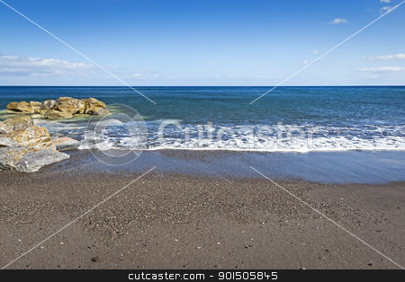 To use this stock image in your creative project, please select the size you need over to the right and click the "Add to Cart" button.
Your downloaded image will come with the Cutcaster watermark removed so don’t worry about the watermark you see on this page. sky sea and sand stock photo, An image of a sky sea and sand background by Markus Gann