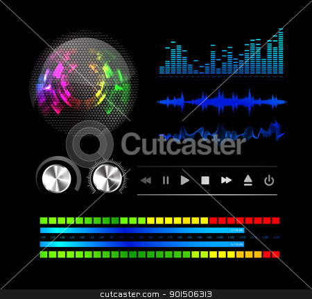 To use this stock image in your creative project, please select the size you need over to the right and click the "Add to Cart" button.
Your downloaded image will come with the Cutcaster watermark removed so don’t worry about the watermark you see on this page. Sound waves set stock photo, Sound waves set and speaker grill. Music background by sermax55