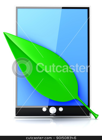 To use this stock image in your creative project, please select the size you need over to the right and click the "Add to Cart" button.
Your downloaded image will come with the Cutcaster watermark removed so don’t worry about the watermark you see on this page. Eco Tablet PC stock photo, A ecologic Tablet PC / Pad. 3D rendered illustration. Isolated on white. by Michael Osterrieder