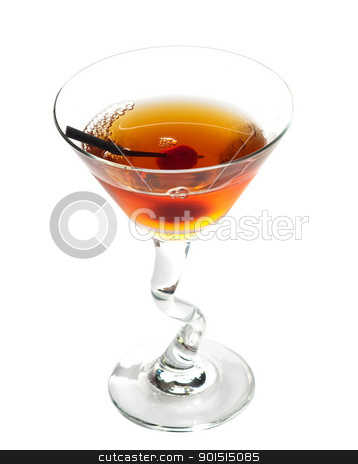 To use this stock image in your creative project, please select the size you need over to the right and click the "Add to Cart" button.
Your downloaded image will come with the Cutcaster watermark removed so don’t worry about the watermark you see on this page. Manhattan cocktail stock photo, Manhattan cocktail on martini glass with Maraschino Cherrie isolated on white background by borojoint
