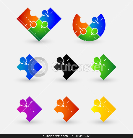 Business man icon set. Business man icon set. stock vector clipart, Stylish abstract business man. Elements for design. Icon set. by Richard Laschon
