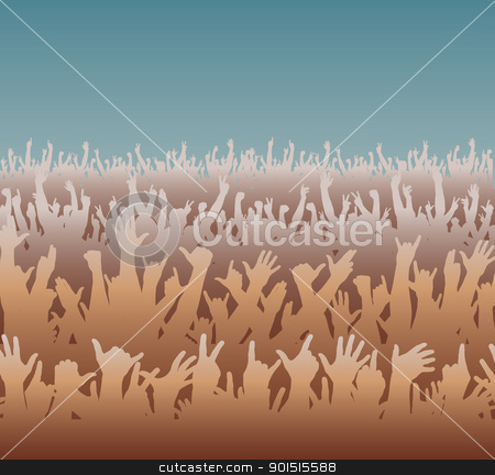 To use this stock image in your creative project, please select the size you need over to the right and click the "Add to Cart" button.
Your downloaded image will come with the Cutcaster watermark removed so don’t worry about the watermark you see on this page. Big crowd stock vector clipart, Editable vector illustration of a large crowd by Robert Adrian Hillman