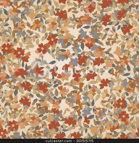 To use this stock image in your creative project, please select the size you need over to the right and click the "Add to Cart" button.
Your downloaded image will come with the Cutcaster watermark removed so don’t worry about the watermark you see on this page. Floral tile stock vector clipart, Editable vector seamless tile of flowering plants by Robert Adrian Hillman