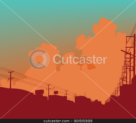 To use this stock image in your creative project, please select the size you need over to the right and click the "Add to Cart" button.
Your downloaded image will come with the Cutcaster watermark removed so don’t worry about the watermark you see on this page. Urban clouds stock vector clipart, Editable vector illustration of clouds over a city by Robert Adrian Hillman