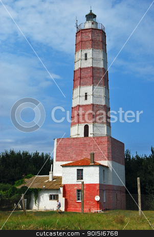 To use this stock image in your creative project, please select the size you need over to the right and click the "Add to Cart" button.
Your downloaded image will come with the Cutcaster watermark removed so don’t worry about the watermark you see on this page. Old lighthouse stock photo, Old Black sea coastal red white lighthouse by Aleksandar Varbenov