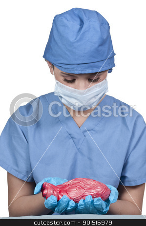 To use this stock image in your creative project, please select the size you need over to the right and click the "Add to Cart" button.
Your downloaded image will come with the Cutcaster watermark removed so don’t worry about the watermark you see on this page. Beautiful Woman Surgeon stock photo, A beautiful young woman cardiology surgeon performing surgery by Robert Byron