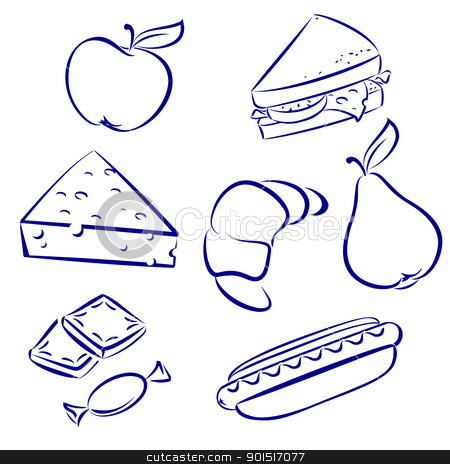 To use this stock image in your creative project, please select the size you need over to the right and click the "Add to Cart" button.
Your downloaded image will come with the Cutcaster watermark removed so don’t worry about the watermark you see on this page. Set a morning meal stock photo, Set a morning meal. Illustration on white background for design by dvarg
