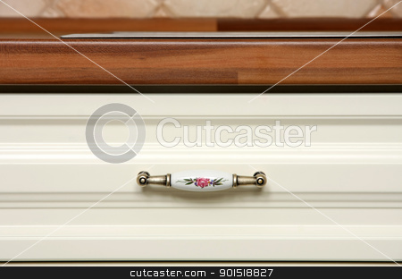 Close up shot of kitchen worktop and drawer Close up shot of kitchen worktop and drawer stock photo, Details of close up shot of kitchen worktop and drawer by vladacanon1