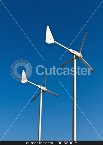 To use this stock image in your creative project, please select the size you need over to the right and click the "Add to Cart" button.
Your downloaded image will come with the Cutcaster watermark removed so don’t worry about the watermark you see on this page. Wind energy turbine stock photo, Wind energy turbine power station by stoonn
