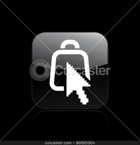 To use this stock image in your creative project, please select the size you need over to the right and click the "Add to Cart" button.
Your downloaded image will come with the Cutcaster watermark removed so don’t worry about the watermark you see on this page. Vector illustration stock vector clipart, Vector illustration of single isolated e-commerce icon by Myvector
