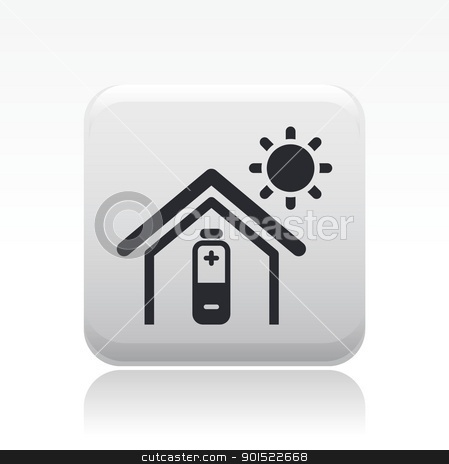 To use this stock image in your creative project, please select the size you need over to the right and click the "Add to Cart" button.
Your downloaded image will come with the Cutcaster watermark removed so don’t worry about the watermark you see on this page. Vector illustration stock vector clipart, Vector illustration of single isolated bioenergy home icon by Myvector