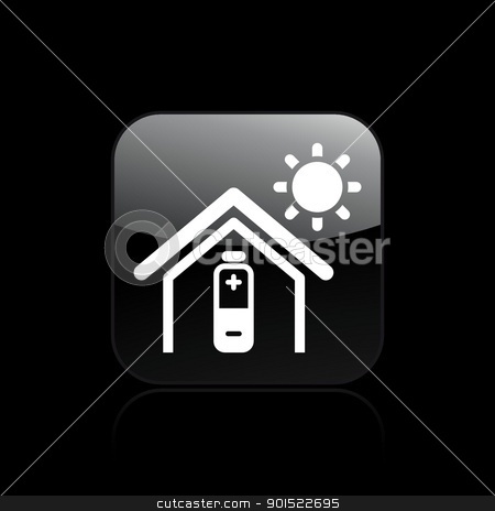 To use this stock image in your creative project, please select the size you need over to the right and click the "Add to Cart" button.
Your downloaded image will come with the Cutcaster watermark removed so don’t worry about the watermark you see on this page. Vector illustration stock vector clipart, Vector illustration of single isolated home energy icon by Myvector