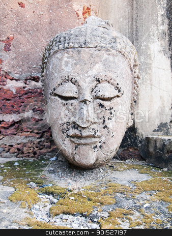 To use this stock image in your creative project, please select the size you need over to the right and click the "Add to Cart" button.
Your downloaded image will come with the Cutcaster watermark removed so don’t worry about the watermark you see on this page. Buddha head is broken stock photo, Buddha head is broken by Paisan Changhirun